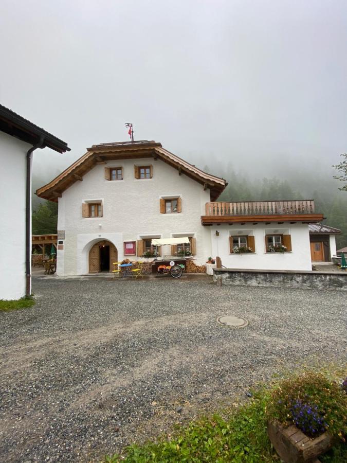 Alpengasthof Crusch Alba Ed Alvetern, S-Charl Scuol Eksteriør billede